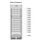 Kadeka 165 Bot Wine Cabinet (Stainless Steel Door)