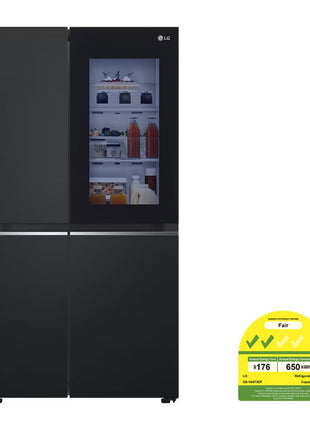LG 647L InstaView® Side by Side Refrigerator | FridgeSG
