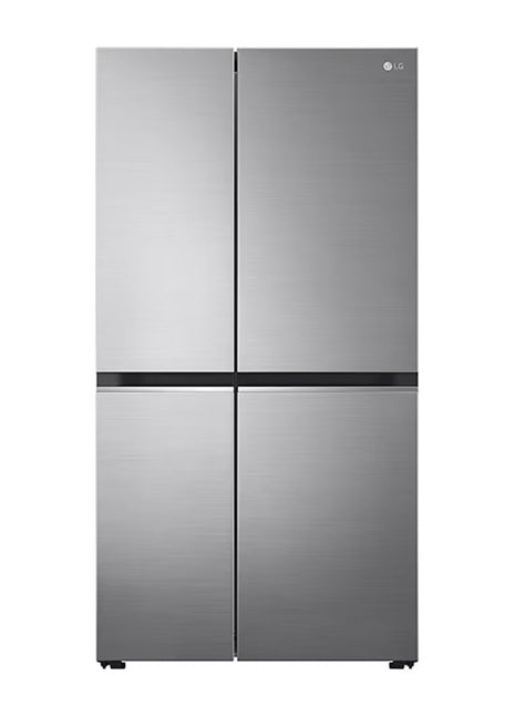 LG 647L Linear Compressor Side by Side Refrigerator in Platinum Silver | FridgeSG