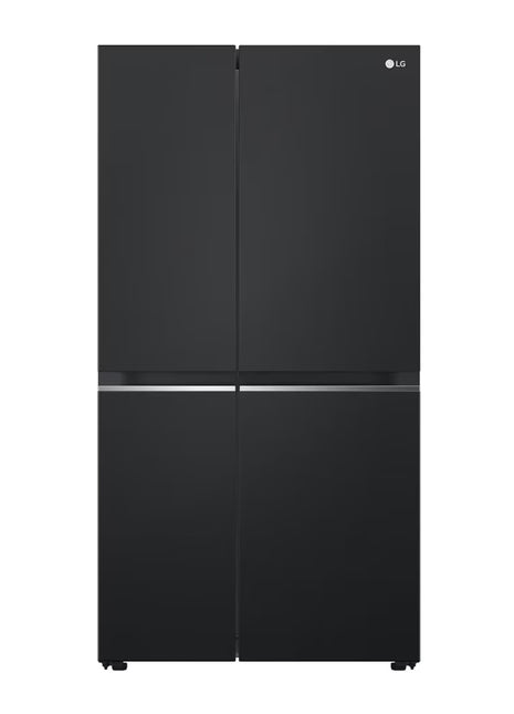 LG 647L Smart Inverter Compressor™ Side by Side Refrigerator in Essence Matte Black