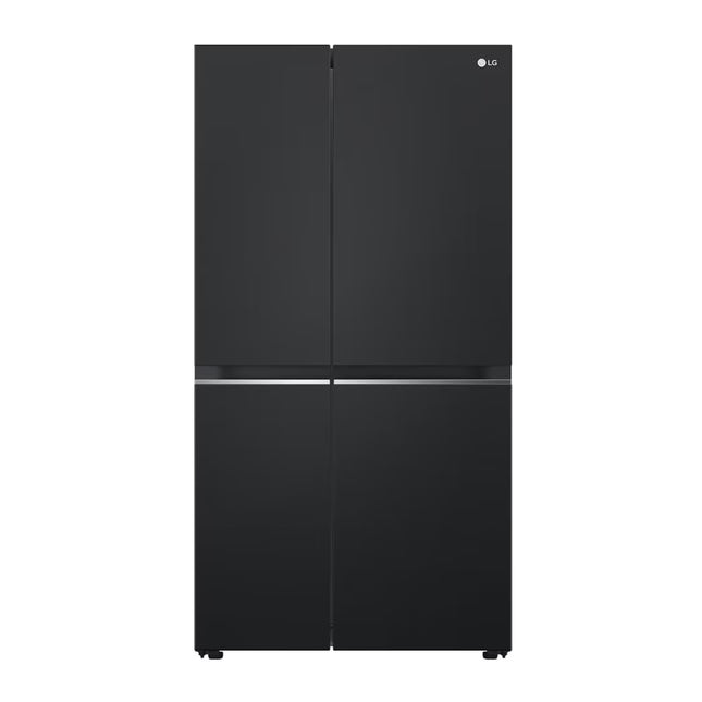 LG 647L Smart Inverter Compressor™ Side by Side Refrigerator in Essence Matte Black