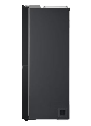 LG 647L Smart Inverter Compressor™ Side by Side Refrigerator in Essence Matte Black