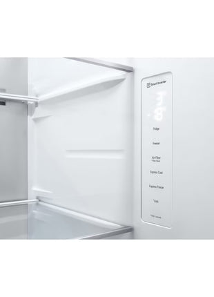 LG 647L Smart Inverter Compressor™ Side by Side Refrigerator in Essence Matte Black