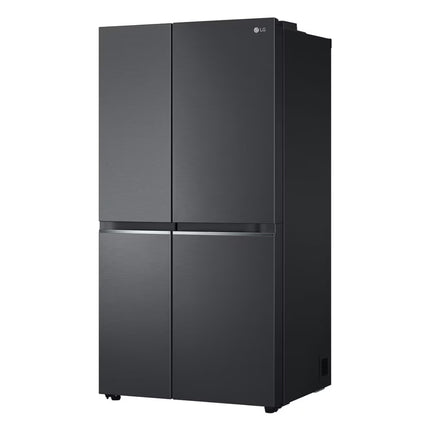 LG 647L Smart Inverter Compressor™ Side by Side Refrigerator in Essence Matte Black