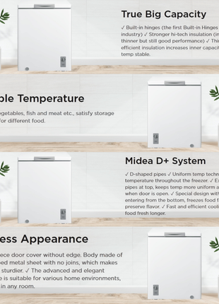 Midea 99L Chest Freezer