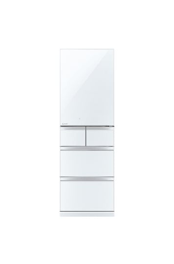 Mitsubishi 455L Multi-Door Refrigerator (Glass White)