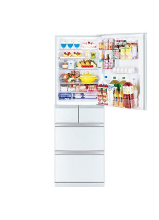 Mitsubishi 455L Multi-Door Refrigerator (Glass White)