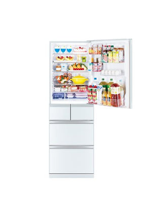 Mitsubishi 455L Multi-Door Refrigerator (Glass White)
