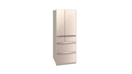 Mitsubishi 600L Multi-Door Refrigerator (Glass Beige)