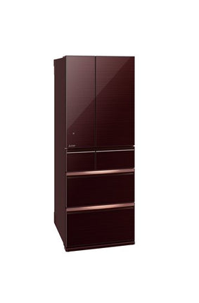 Mitsubishi 600L Multi-Door Refrigerator (Glass Brown)