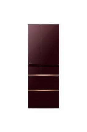 Mitsubishi 600L Multi-Door Refrigerator (Glass Brown)