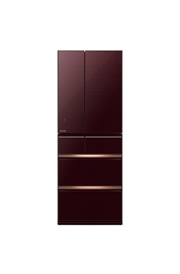 Mitsubishi 600L Multi-Door Refrigerator (Glass Brown)