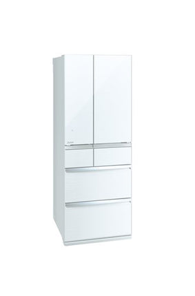 Mitsubishi 600L Multi-Door Refrigerator (Glass White)