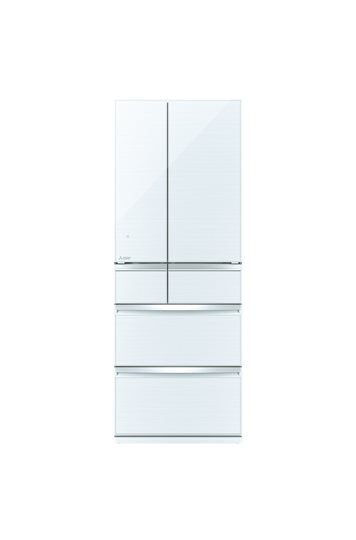 Mitsubishi 600L Multi-Door Refrigerator (Glass White)