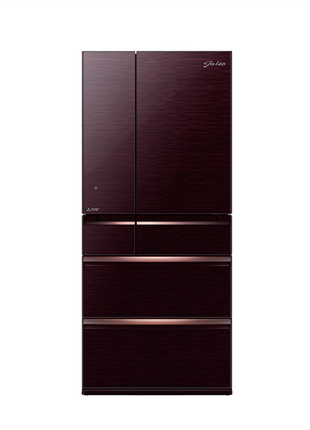 Mitsubishi 700L 6-Door Refrigerator (Glass Brown)