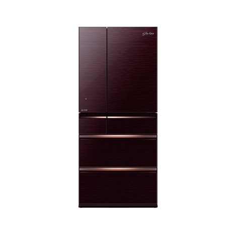 Mitsubishi 700L 6-Door Refrigerator (Glass Brown)