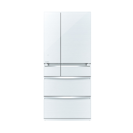 Mitsubishi 700L 6-Door Refrigerator (Glass White)