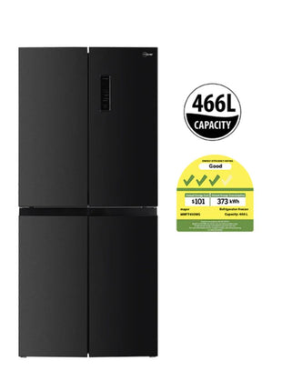 Mayer 466L Multi Door Refrigerator Bottom Freezer