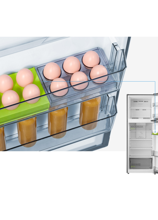 Midea 268L Top Mounted Fridge