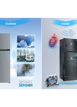 Midea 268L Top Mounted Fridge