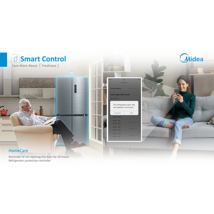 Midea 474L Multi Door Refrigerator