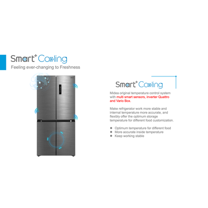Midea 474L Multi Door Refrigerator