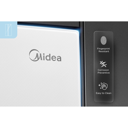 Midea 548L Side By Side Refrigerator White