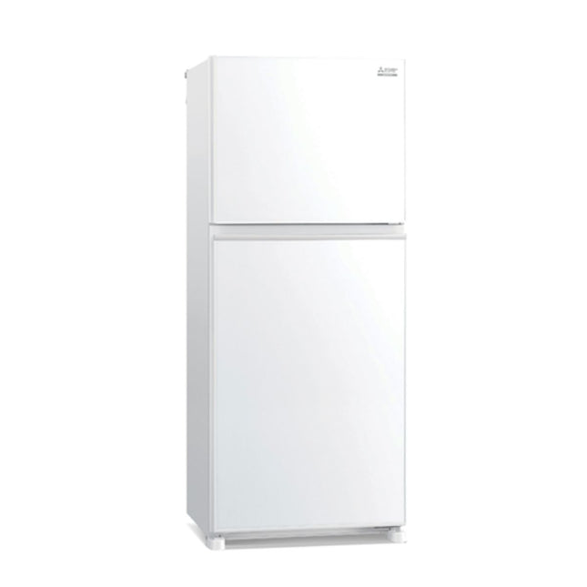 Mitsubishi 378L 2-Door Refrigerator (Glass White)