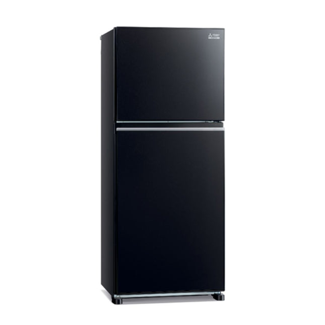 Mitsubishi 378L 2-Door Refrigerator (Glass Black)