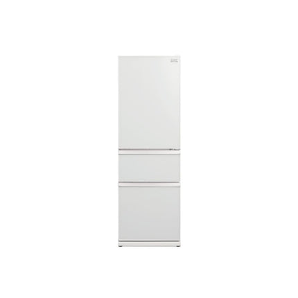 Mitsubishi 328L 3-Door Refrigerator (Glass White)