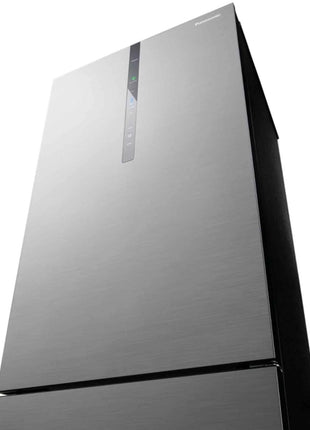 Panasonic 405L Inverter 2-Door Bottom Freezer Refrigerator (Silver Steel)