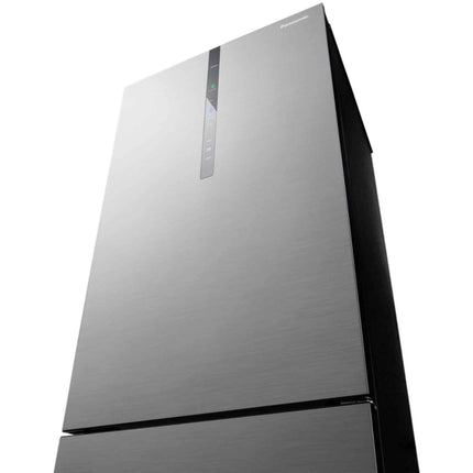 Panasonic 405L Inverter 2-Door Bottom Freezer Refrigerator (Silver Steel)