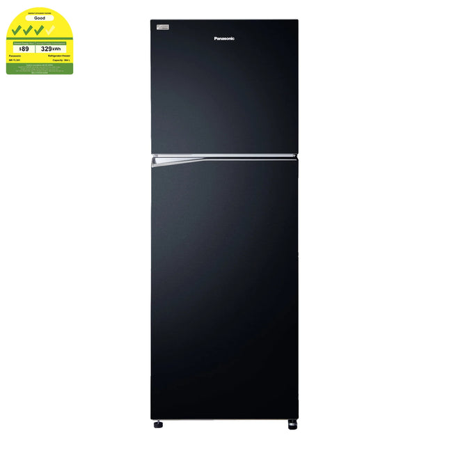 Panasonic 364L Inverter 2-Door Refrigerator (Sparkling Black)