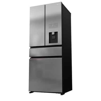 Panasonic 540L Premium Frosted Titanium Glass Design 4-door Refrigerator PRIME+ Edition