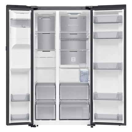 Samsung 655L Inverter Compressor Side by Side Refrigerator (Clean Black)