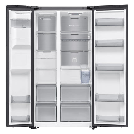 Samsung 615L Inverter Compressor AI Side by Side Refrigerator (Black DOI)