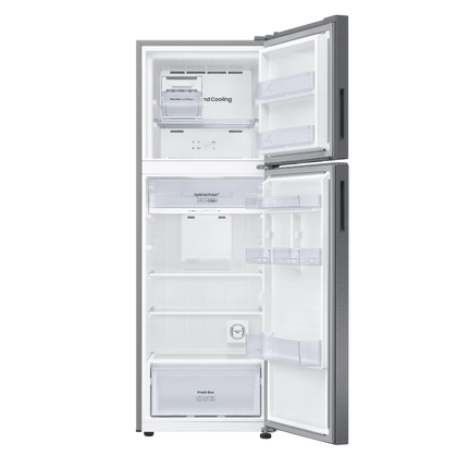 Samsung 345L Inverter Compressor Two Door Top Freezer Refrigerator (Refined Inox)