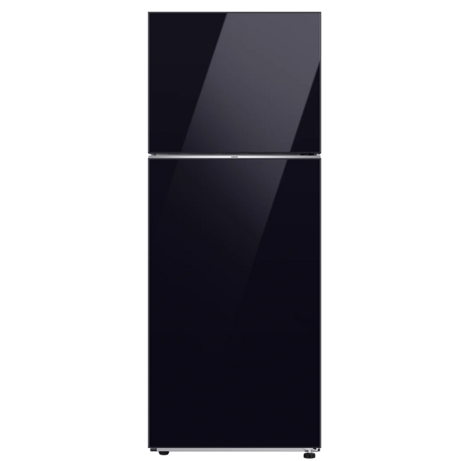 Samsung 447L Inverter Compressor Two Door Top Freezer Refrigerator (Clean Black)