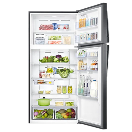 Samsung 620L Inverter Compressor Two Door Top Freezer Refrigerator (Black Inox)