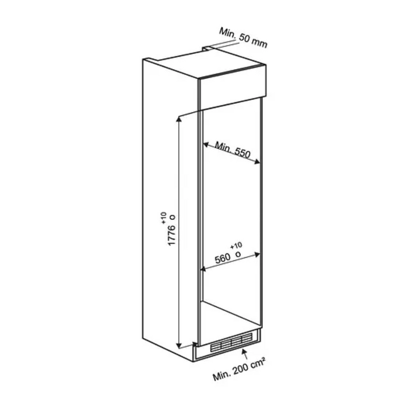 Teka 241L Integrated Refrigerator