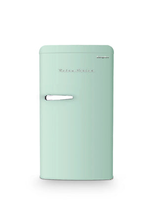 EuropAce 83L Retro 2-Door Fridge (Light Green)