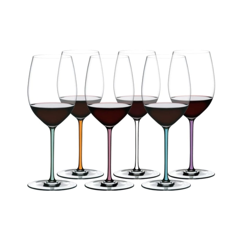 Riedel Fatto A Mano Gift Set Cabernet/Merlot (Set of 6 Pastel)