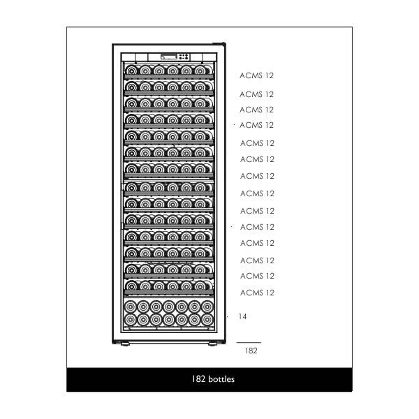 EuroCave 182 Bot Wine Cabinet Revelation