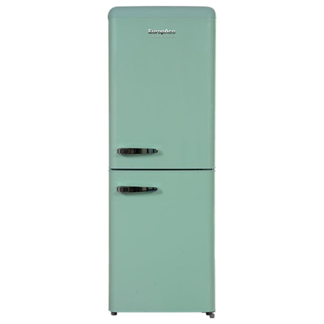 EuropAce 170L Retro 2-Door Fridge (Light Green)