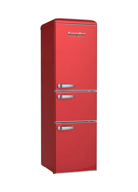 EuropAce 256L Retro 3 Doors Fridge Versa Zone