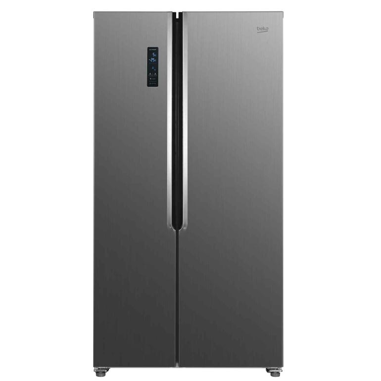 Beko 563L Side by Side Refrigerator (Pet Inox)