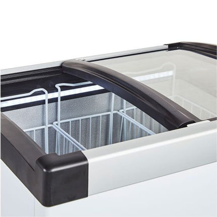 Kadeka 165L Sliding Glass Door Showcase Chest Freezer