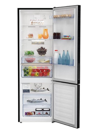 Beko 375L Bottom Freezer Two Door Refrigerator (Wooden Black) RCNT375I50VZWB