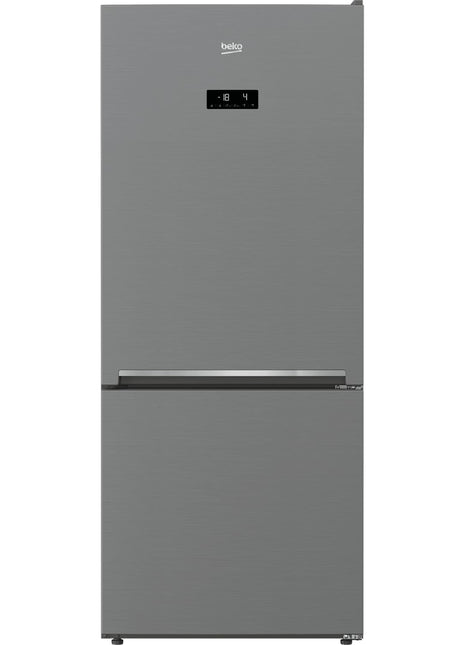 Beko 415L Bottom Freezer Two Door Refrigerator (Platinum Inox) RCNT415E50VZP