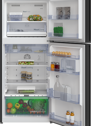 Beko 372L Two Door Refrigerator RDNT371E50VZGB